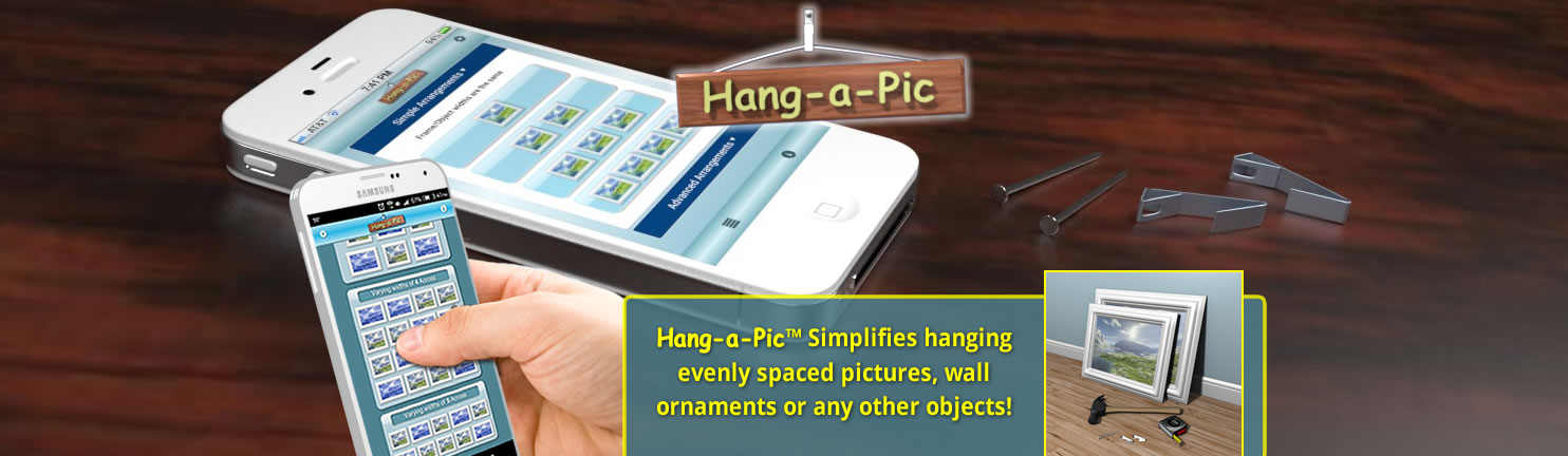 Hang pictures app for iPhone and Android mobile - Hanging Photos app